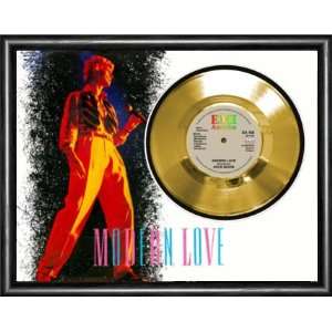  David Bowie Modern Love Framed Gold Record A3: Musical 