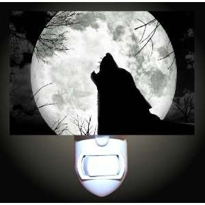  Moon Wolf Call Decorative Night Light