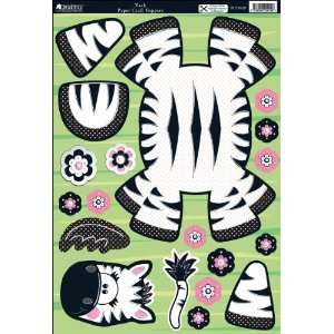  Wobblers Die Cut Punch Out Sheet 2 Pack: Zack Black 