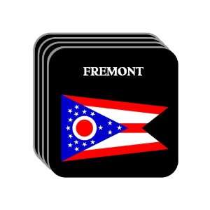  US State Flag   FREMONT, Ohio (OH) Set of 4 Mini Mousepad 