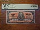 Canada 1937 2$ Bank of Canada E/R BC 22c PCGS EF 45