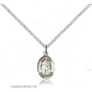 St. Ann Small Sterling Silver Medal