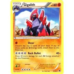     Gigalith (53)   Emerging Powers   Reverse Holofoil Toys & Games
