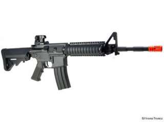 SRC BLK Metal AEG RIS Electric Airsoft M4 M16 Rifle Gun  