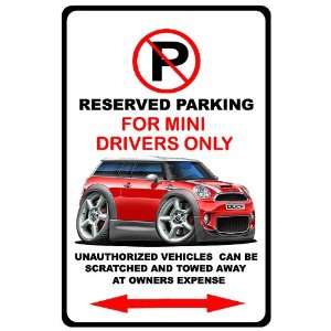  Mini Cooper Clubman Car toon No Parking Sign: Everything 