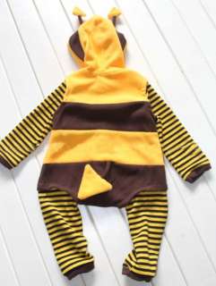 NWT Baby BB Unisex Party Costume Romper Long Sleeve Insect Honey Bee 