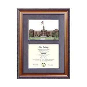  Western Illinois University Suede Mat Diploma Frame with 