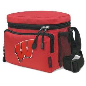 University of Wisconsin Lunch Box Cooler Bag Insulated Red UW Badgers 