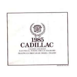    1985 CADILLAC FLEETWOOD BROUGHAM Wiring Diagrams: Automotive