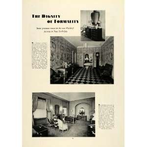1931 Article Waldorf Astoria Hotel Interior Decoration Design Arthur S 