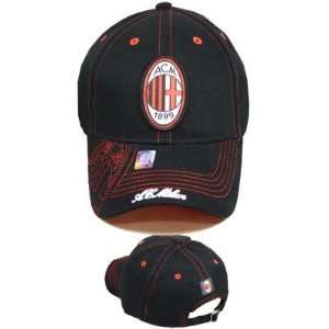 Italian Ac Milan Soccer Team Baseball Hat Cap:  Sports 