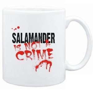  Mug White  Being a  Salamander is not a crime 