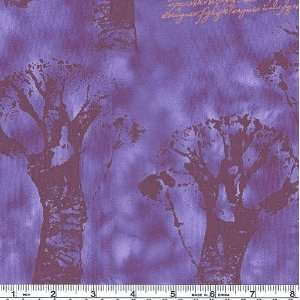  45 Wide Lonni Rossi Cultivated Broccoli Purple Fabric By 