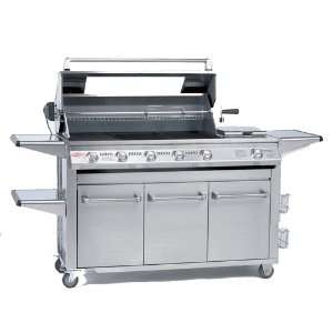 Beefeater Signature 6 Burner SL4000S with Stainless Steel Cart Grill 