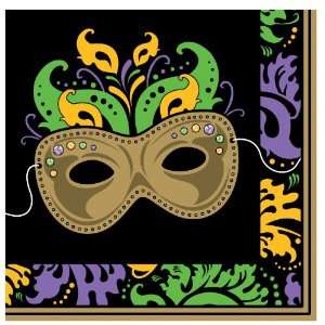   By Creative Converting Mardi Gras Magic Lunch Napkins: Everything Else