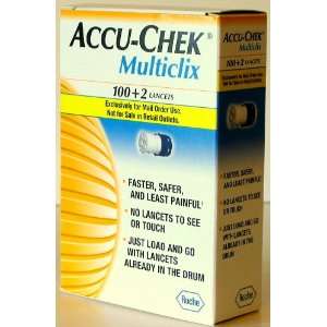 Roche Accu Chek Multiclix Lancet Drum Dme Only   Box of 102   Model 