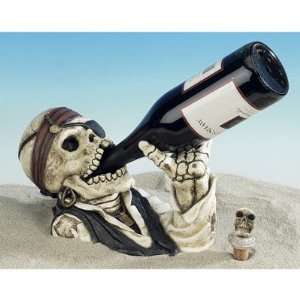  Wine Bottle Holder Pirate Skull Wine Bottle Holder: Home 