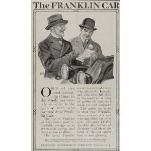  1916 Ad Franklin Antique Car Men Frank X. Leyendecker 