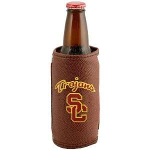  USC Trojans Brown Football Bottle Holder Coolie: Sports 