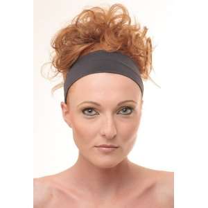 BLACK Stretch Microfiber Headband, Beauty, Fitness, All Head Sizes 