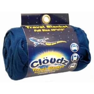  Cloudz Soft Blue Travel Blanket   Full Size Everything 