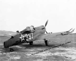 Photograph WWII Wrecked P 40 Pearl Harbor Bombing 1941  