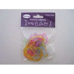  Rock Band Glow In The Dark Funny Bands Shaped Rubber Bands 