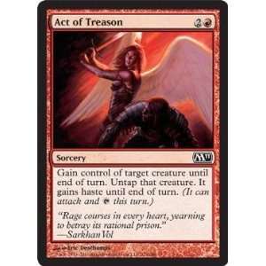    the Gathering   Act of Treason   Magic 2011   Foil Toys & Games