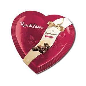 Russell Stover Red Foil Valentine Heart Assorted Chocolates 2lbs 2oz 