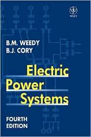 Electric Power Systems, (0471976776), B. M. Weedy, Textbooks   Barnes 