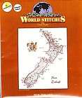 world map cross stitch  