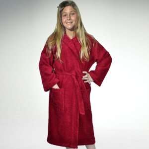 : Luxury Hooded Robe   Terry Loop Kids Bathrobe, 100% Turkish 