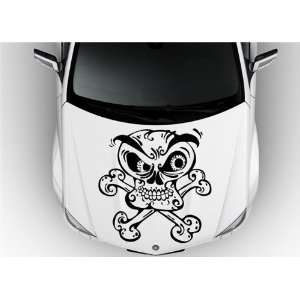   Mural Tribal Tattoo Car Flaming Funny Skeleton M590: Home & Kitchen