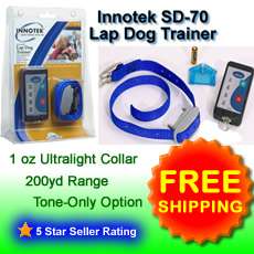 Puppy Dog Training Collar 4 Small Dogs   Innotek SD 70  