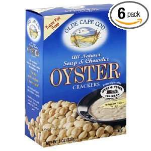 Westminster Cracker Company Crackers, Oyster, Trans Ff, 8 Ounce (Pack 