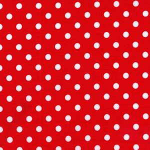 Red White Dumb Dot 30s 50s Repro Michael Miller Fabric  