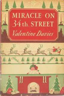 VNT MIRACLE ON 34TH STREET BOOK 47 XMAS CLASSIC DJ  