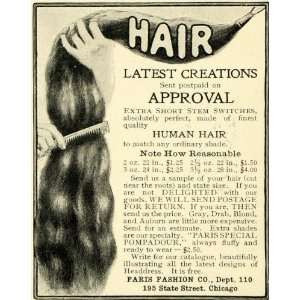   Hair Extensions Wigs Price Chicago   Original Print Ad: Home & Kitchen