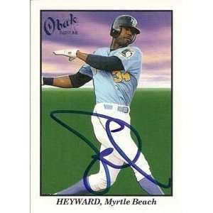 Jason Heyward Signed 2008 Tristar Obak Card Braves