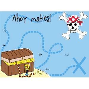  Pirates At Play Fill In Party Invitations Toys & Games