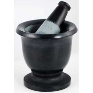  Black Soapstone Mortar and Pestle Set Wicca Wiccan Pagan 