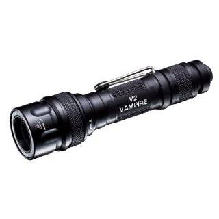   Tactical LED Flashlight   2011 Model (White/Infrared) V2 BK Black