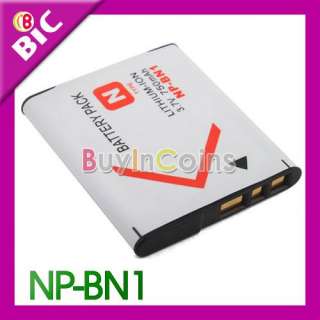 NP BN1 Battery for Sony DSC TX9 TX7 TX5 T99 WX5 W390  