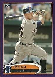 2012 Topps #282 Ryan Raburn Purple Parallel Toys R US  