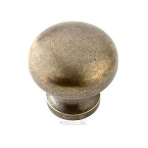  Home adorned   1 1/4 diameter round knob in tumbled 