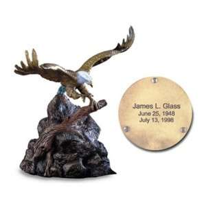  Eagle Keepsake Urn in Cast Bronze: Home & Kitchen