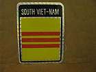 Bumper Sticker 3X4 VietNam South Viet Nam flag Cong Hoa reflective 