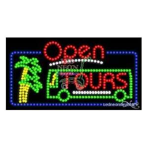  Tours LED Sign 17 inch tall x 32 inch wide x 3.5 inch deep 
