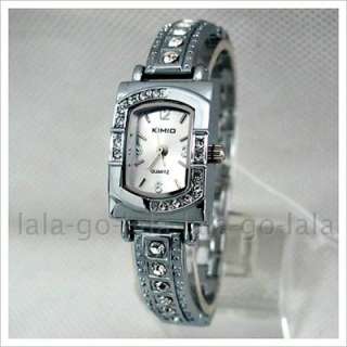 New Crystal Diamond Ladies Quartz Bangle Bracelet Watch  