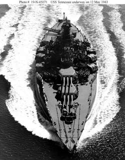 USS TENNESSEE BB 43 NAVY NEPTUNE REX CERTIFICATE 1944  
